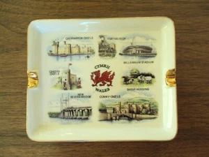 POSACENERE PUBBLICITARIO VINTAGE BBC CYMRU GALLES ~ CERAMICA ELGATE - Foto 1 di 2