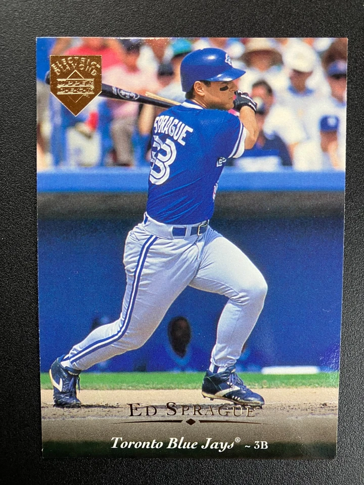 1995 Upper Deck Electric Diamond Gold #286 Ed Sprague Blue Jays - Image 1 of 2