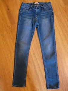Jeggings Leggings Jeans Faux Front Pockets Girls Size 12 - Picture 1 of 3