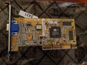 Lot of 4 Asus Vanta16 5185-5140 16MB SDRAM AGP Video Graphics Cards - Picture 1 of 5