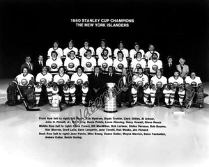 1979 - 80 New York Islanders Stanley Cup Champions 1st Cup 8 X 10 Photo Picture - Picture 1 of 1