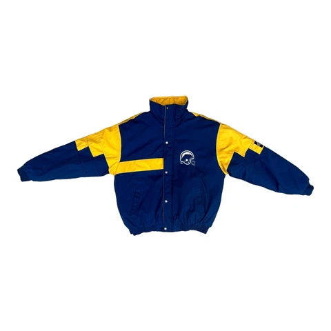 Logo 7 San Diego Chargers Football Jacket Puffer Vintage Large Cover