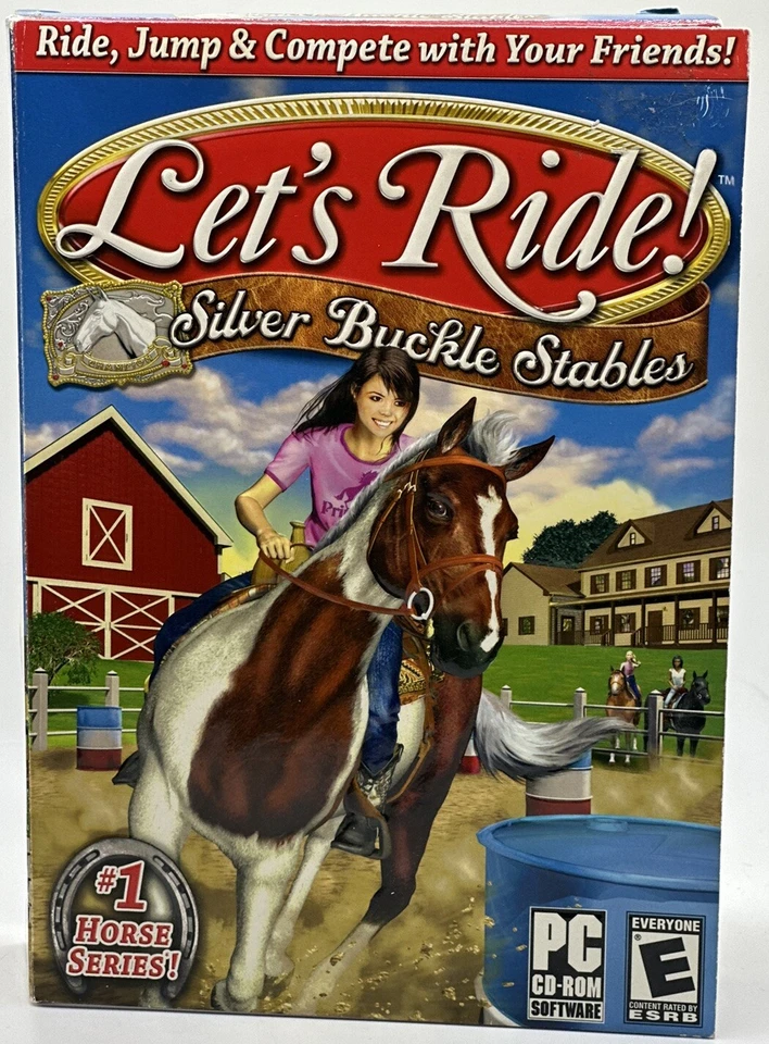 Video Game PC Let's Ride Silver Buckle Stables NEW SEALED BOX - Image 1 of 1
