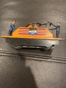 VINTAGE AMERICAN FLYER LINES 2 MAN RR ZUGWAGEN ORANGE UNGETESTET 4,5 ZOLL - Bild 1 von 4