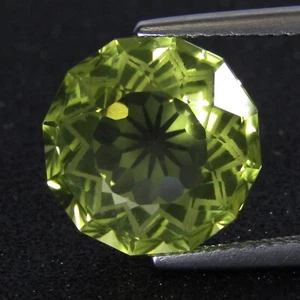 Precioso cuarzo limón natural de 6,80 quilates 12,3 mm redondo falta piedra preciosa corte personalizado - Imagen 1 de 4
