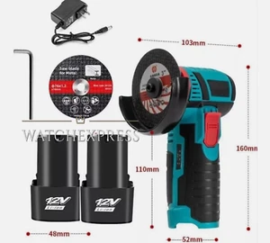 MINI FLEX SMERIGLIATRICE CON DOPPIA BATTERIA+ VALIGIA PORTATILE LITIO 12V 76MM - Foto 1 di 1