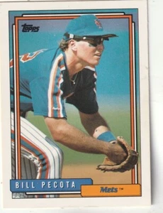 FREE SHIPPING-MINT-1992 Topps Traded #86T Bill Pecota New York Mets - Picture 1 of 1
