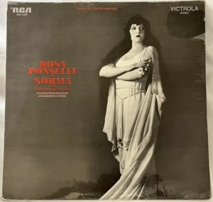 LP RECORD ALBUM ROSA PONSELLE AS NORMA & FAMOUS HEROINES NEW SEALED MINT VINYL - Foto 1 di 2