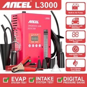 ANCEL L3000 EVAP Smoke Machine & Digital Display Car Pipe System Leak Tester - Picture 1 of 13