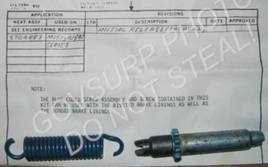 BRAKE SHOE ADJUSTER HARDWARE PER AXEL M151 A1 A2 5704889 NSN: 2530-01-060-7171 - Picture 1 of 1