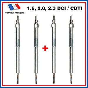 4 Bougies Préchauffage pour RENAULT MEGANE 3 4 SCENIC III IV 1.6 DCI 130 160 - Imagen 1 de 4