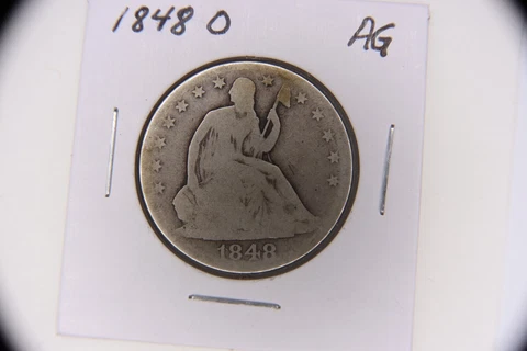 1848 Seated Liberty Half Dollar G (New Orleans) Cover