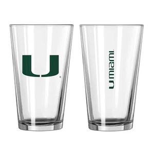 Miami Hurricanes 16oz "Gameday" One Pint Glass - Picture 1 of 1