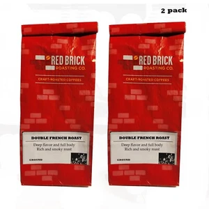 Red Brick Co Ground Double French Craft Roasted Coffee (Pack of 2) - Picture 1 of 1