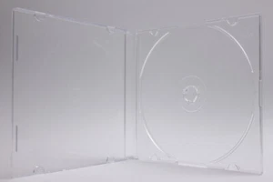Tillmann Media - 200 Stück CD-Hüllen Slimcase für 1 CD/DVD/BD - frosted - Bild 1 von 1