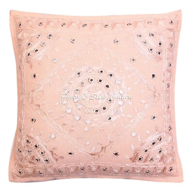 Funda de Cojín Artística Bohemia Bordada Boho Decoración Funda de Almohada Foto 1 de 4