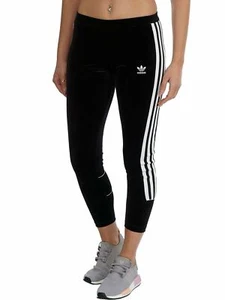 [DH4657] Womens Adidas Originals Velvet Leggings - Picture 1 of 5