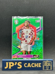 2023 Topps Finest Road To UEFA Euro #15 - Petar Musa Speckle Green /125 - Picture 1 of 1