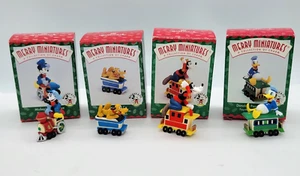 Hallmark Mickey's Express Merry Miniatures Tren Juego de 4 - Fechado 1998 - Nuevo - Imagen 1 de 5