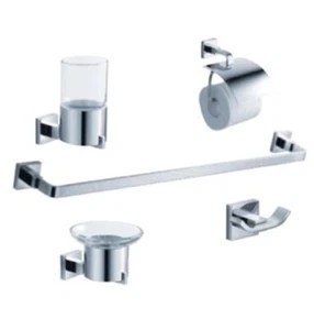 Fresca Glorioso 5-teiliges Bad-Accessoire-Set - Chrom FAC1100 - Bild 1 von 1