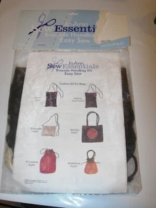 CRAFTS KIT JOANN FABRIC ESSENTIALS SHOULDER BAG PURSE PROJECT PATTERN IVORY - Picture 1 of 3