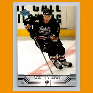 Tarjeta de hockey Dainius Zubrus #409 2001 Upper Deck Washington Capitals NHL CASI NUEVA - Imagen 1 de 3