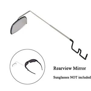 Bicycle Bike Mirror Take a Look Cyclist Eyeglass Mirror (Attaches to Glasses UK - Picture 1 of 8