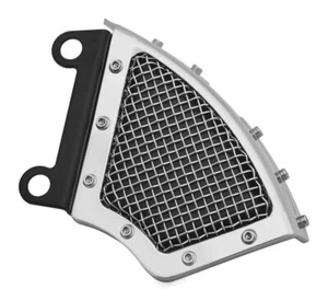 Kuryakyn Mesh Front Chrome Caliper Cover For Harley Softail CVO FLSTSE 2008-2014 - Picture 1 of 3