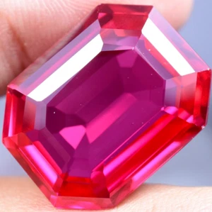Piedra preciosa suelta extremadamente rara y natural 53,05 quilates SUNRISE RUBY GGL certificada - Imagen 1 de 18