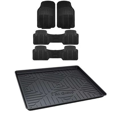 Alfombrillas de vinilo de 3 filas medianas lo último en carga multiusos para furgoneta SUV camión Foto 1 de 4