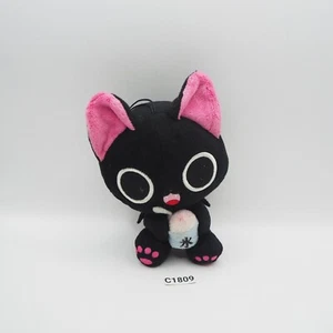 The Gothic World Of Nyanpire C1809 Black Cat Yukiusa GLAD Plush 6" Doll Japan - Picture 1 of 7