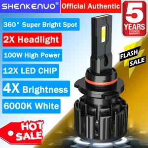 For Dodge Charger 2016-2019 White 2X 9005 LED Headlights Bulbs High Low Beam F15 - Picture 1 of 13