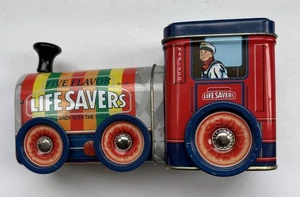 Vintage Nabisco LIFE SAVERS Train Engine Blechdose Original 5 Geschmacksrichtungen 1997 - Bild 1 von 8
