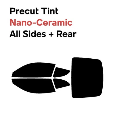 Película de ventana precortada automotriz nano cerámica tinte hágalo usted mismo para Porsche Cayman 2014-2016 Foto 1 de 4