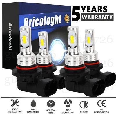 Kit de bombillas de faros LED 9006 9005 para Pontiac Bonneville SSE sedán 3,8 L 1990-2005 Foto 1 de 4