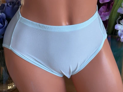 Vanity Fair 8/XL Mint Green Cooling Touch Hi Cut Panties #13124 NWOT - Image 1 of 4