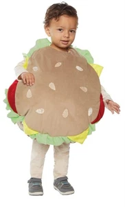 Disfraz de hamburguesa de felpa Underwraps para niños pequeños talla 2T - 4T LINDO - ENVÍO GRATUITO - Imagen 1 de 8