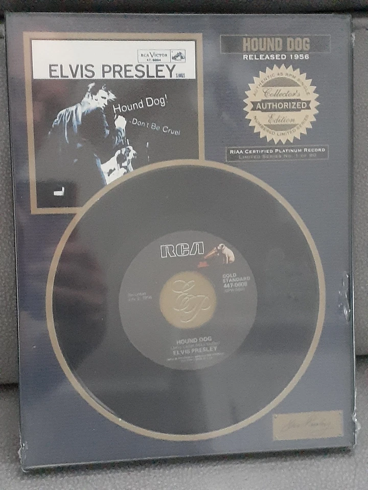 RIAA Certified Platinum Record Elvis Presley Are You Lonesome Tonight 5 of 90
