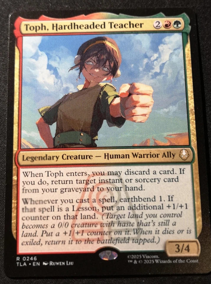 Toph, Hardheaded Teacher - TLA - MTG - EN - NM - 0246 - Image 1 of 1