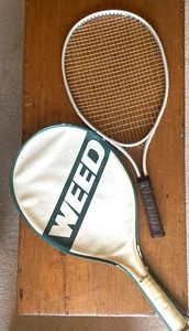 Weed Vintage 60er 70er Jahre Tennisschläger 4 5/8" mit Abdeckung - Bild 1 von 8