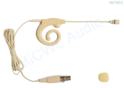 Pro earset Spiral Headset Microphone for Shure Wireless PGX ULX SLX QLX Cardioid - Image 1 of 4