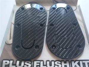 Racing Car Carbon Fiber / Normal Hood Pin Flush Mount latch Lock With / No Keys - Picture 1 of 12