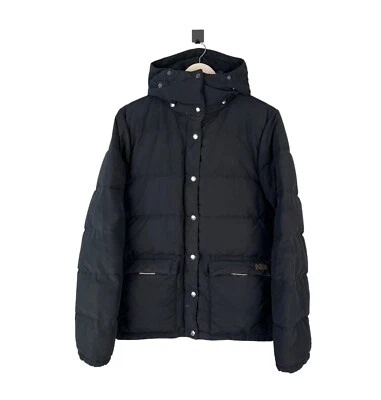 Mens DENIM & SUPPLY RALPH LAUREN Puffer Jacket Hooded Down Black Size M - Image 1 of 4