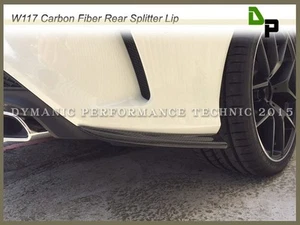Carbon Fiber Add-on Rear Bumper Splitter Lip Mercedes-BENZ W117 C117 CLA-Class - Bild 1 von 2