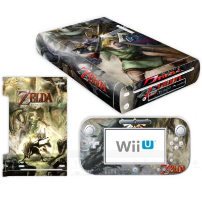 Nintendo Wii U Console Controller Skin Vinyl Decals Stickers Legend of Zelda - Image 1 of 2