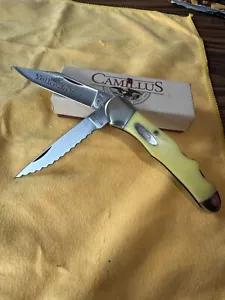 Camilus model 707Y Yello-Jaket lock back USA new in box - Picture 1 of 6