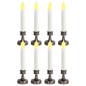Candle Light Halloween Desktop Ornament Christmas Party Accessory - Picture 1 of 12