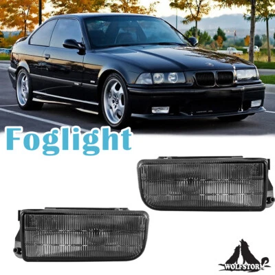 Par de luces antiniebla de repuesto para BMW 318ti 1995-1999 lámpara de parachoques lente de humo  Foto 1 de 4