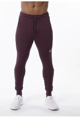 NUEVO Jogger con puños Alphalete ELMTS PARA HOMBRE - Merlot Talla Mediana Foto 1 de 4