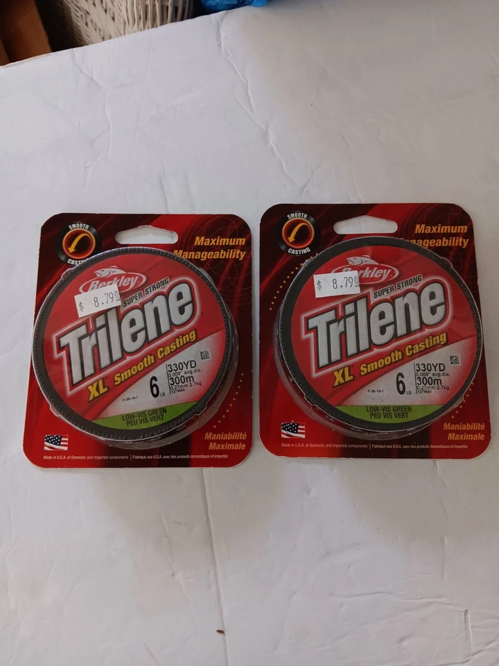 Berkley 1279680 Filler Spool Trilene XL Green 330 Yards 6 LB